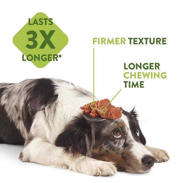 Whimzees Longer chewing time.