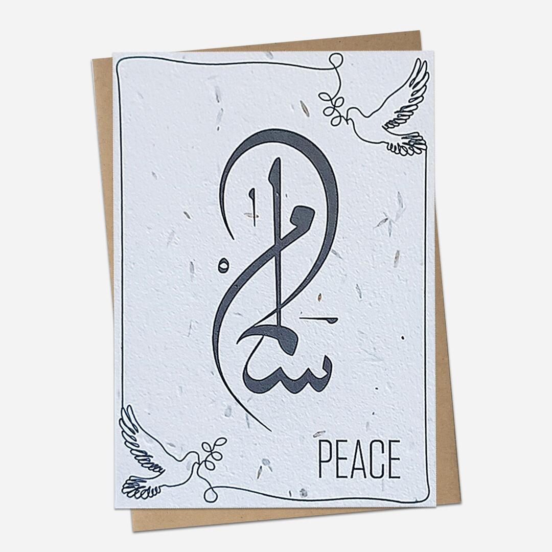 Note For Peace Charity Notecards | Peace Plantable Notecard