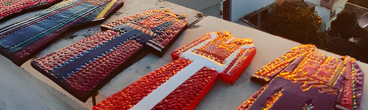 Shatha Safi's handcrafted clay thobes