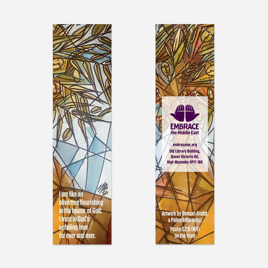 Embrace the Middle East - Stationery - Palestinian Olive Tree Bookmark