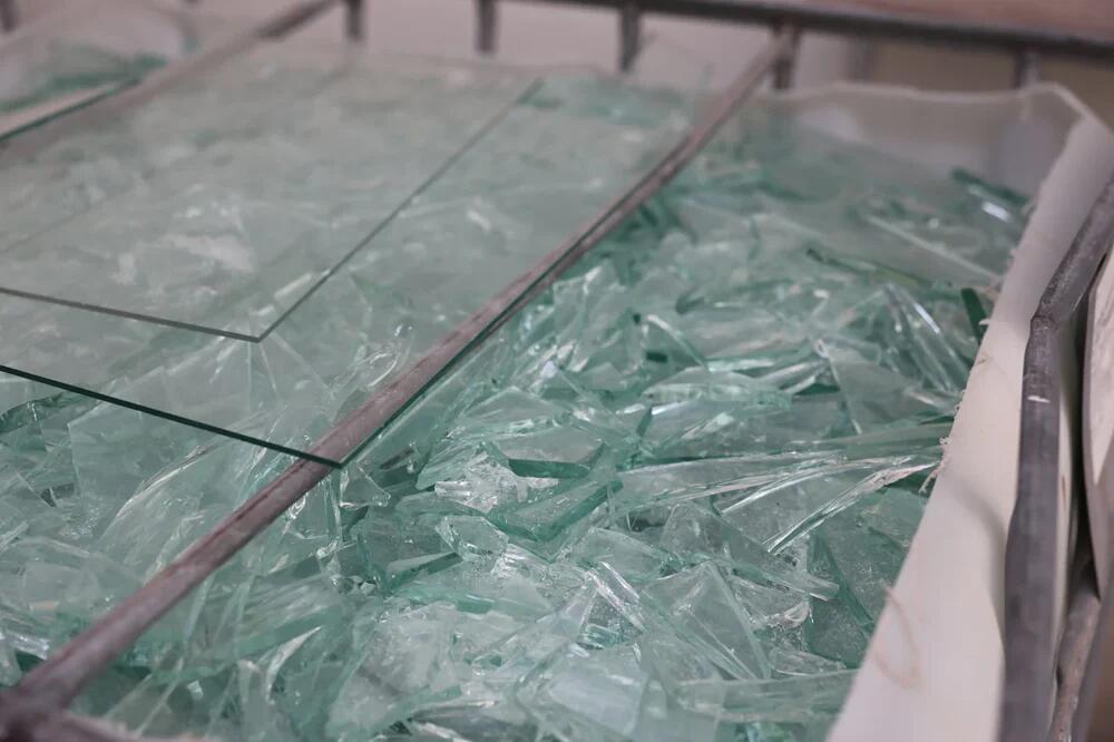 Recycled glass used to make Bethlehem Baubles