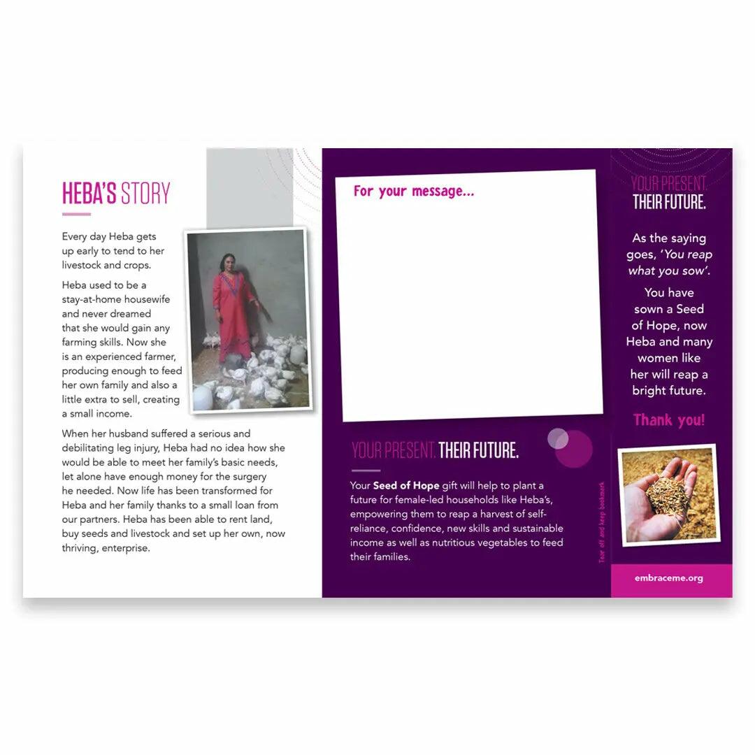 Alternative Gift Seed of Hope