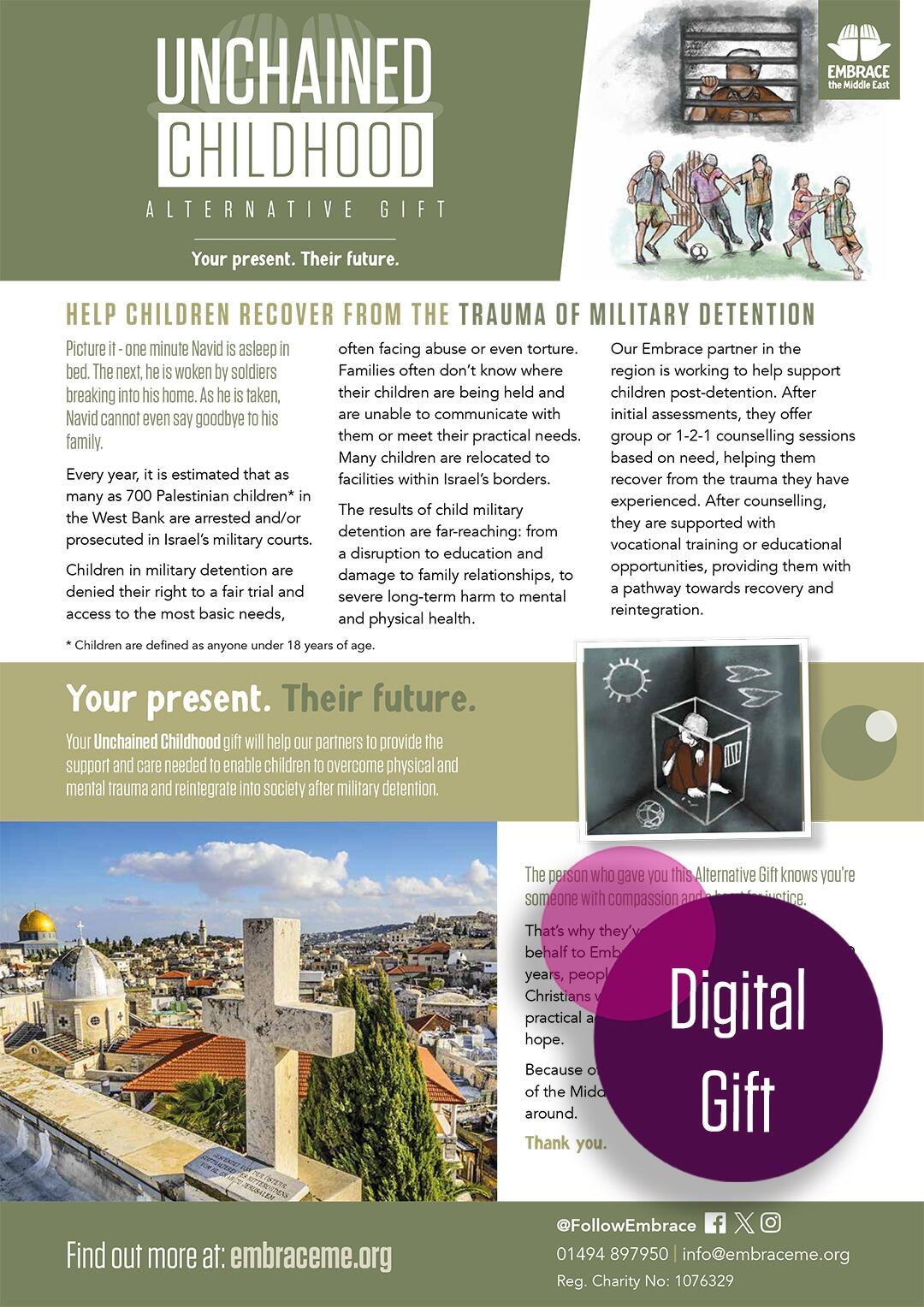 Embrace the Middle East - Digital Alternative Gift - Unchained Childhood