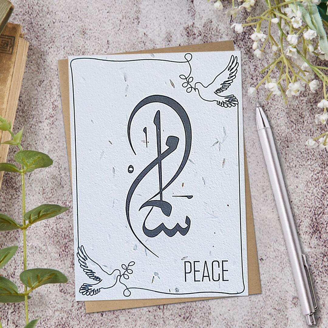 Note For Peace Charity Notecards | Peace Plantable Notecard