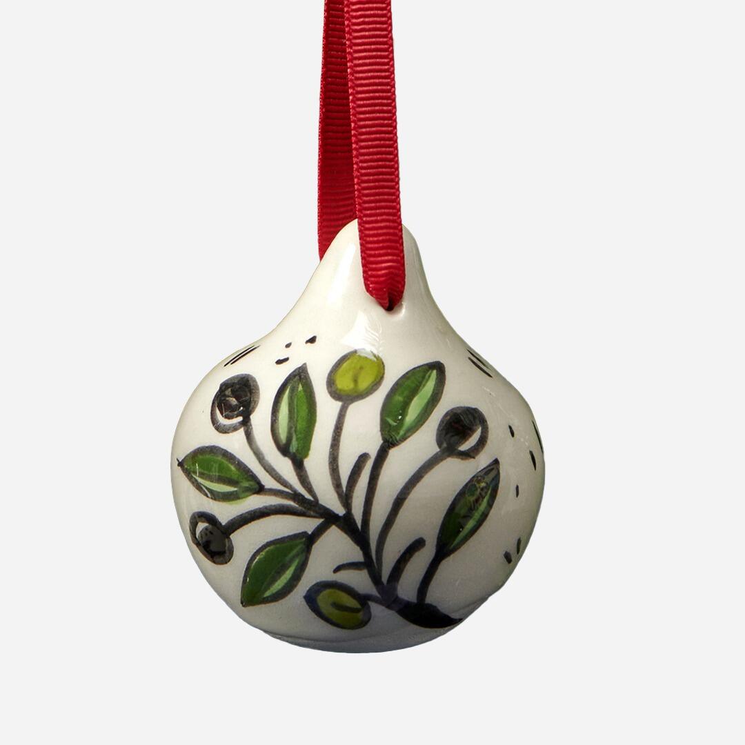 Embrace the Middle East - Palestinian Ceramic Baubles Olive Print