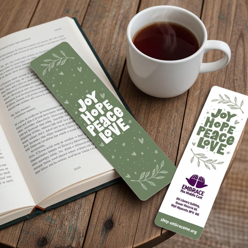 Joy Hope Peace Love Bookmark lifestyle