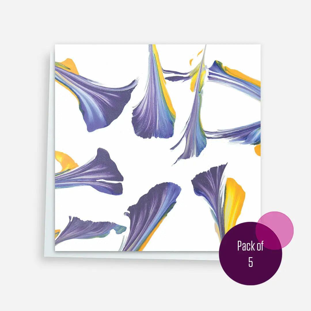 Charity notecards - Feathers