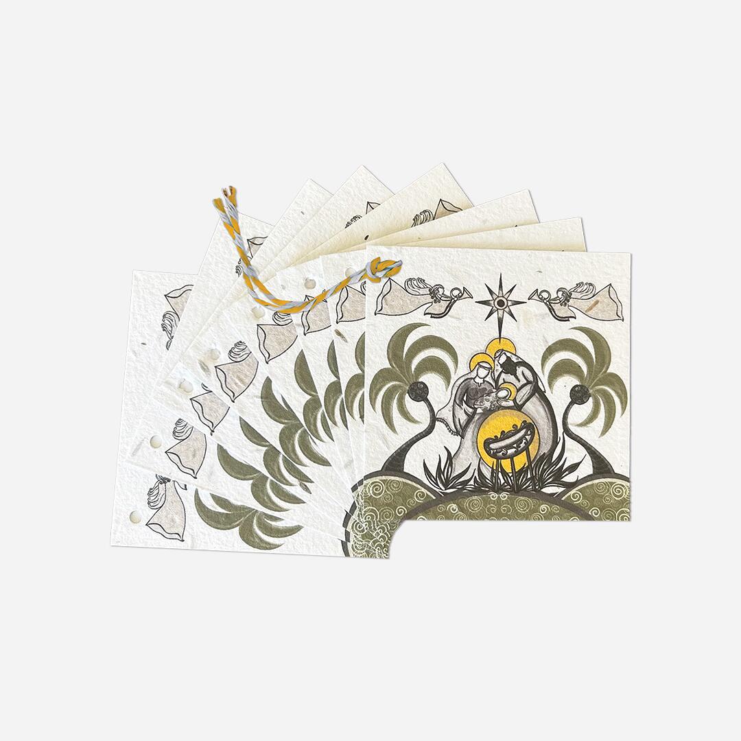 O Night Divine Plantable Christmas Gift Tags - pack of 10