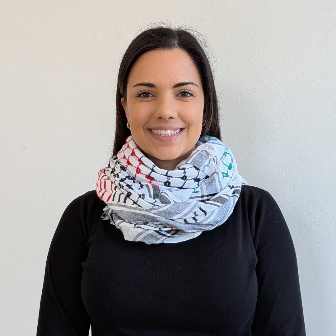 Palestinian Keffiyeh Scarf - Black, White, Red & Green