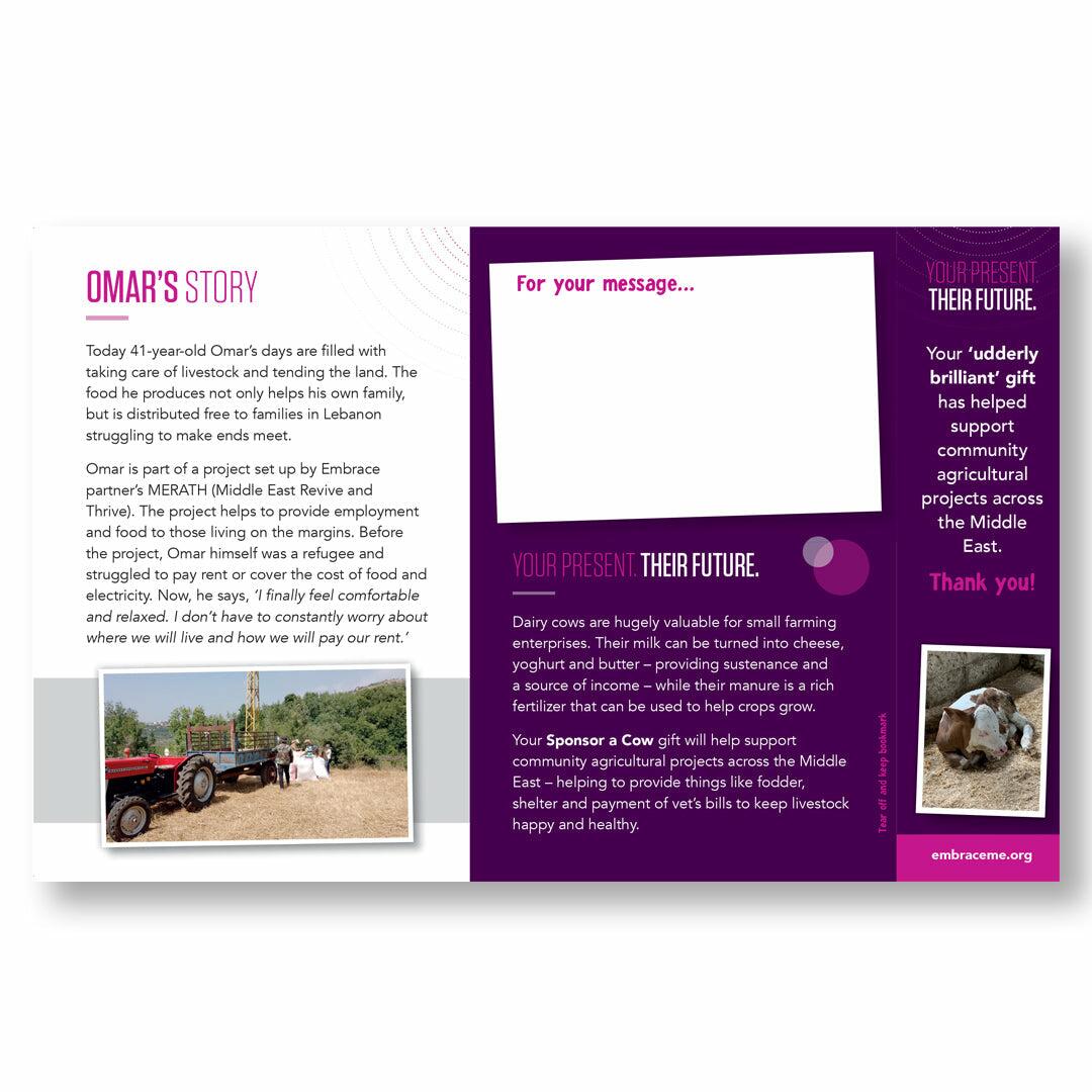 Alternative Gift Sponsor a Cow