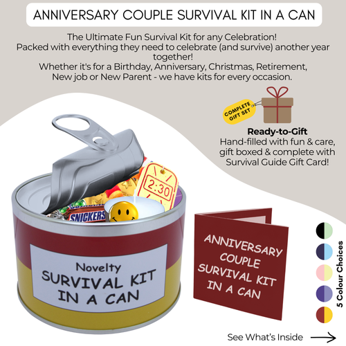 Holiday Survival Kit ~ Fun Novelty Gift | Greetings Card Alternative