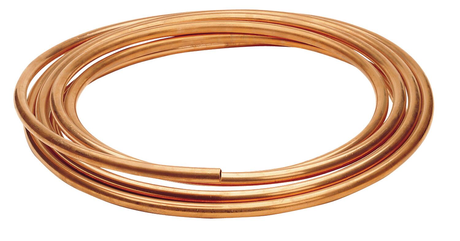 VETUS copper tubing, 15 x 18 mm, per roll of 10 meter