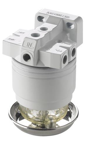 VETUS petrol water separator/fuel filter, complete, 10 micron