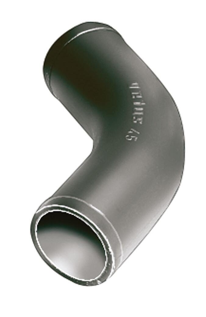 Plastic hose connection, bent 60°,  45mm diameter