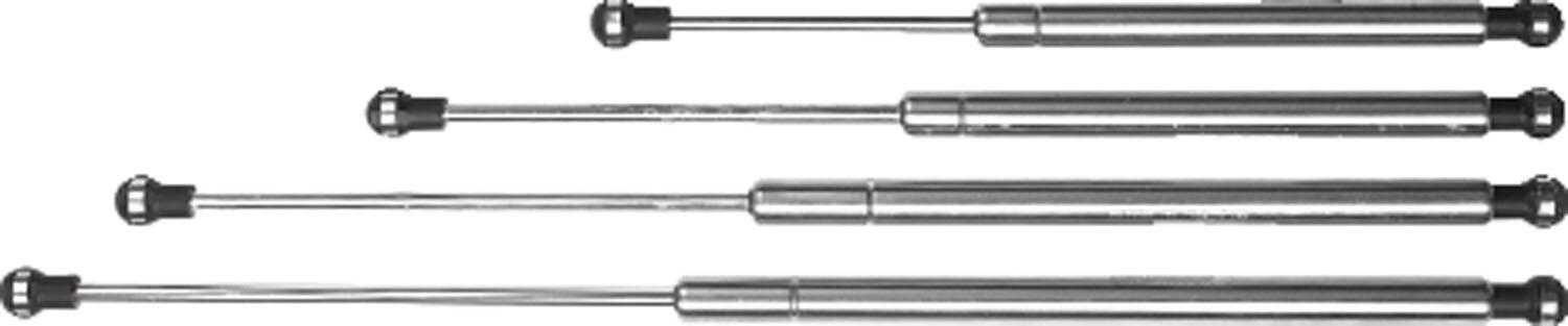 Gas strut, stainless steel (AISI 316), 305 - 510 mm. incl. fittings