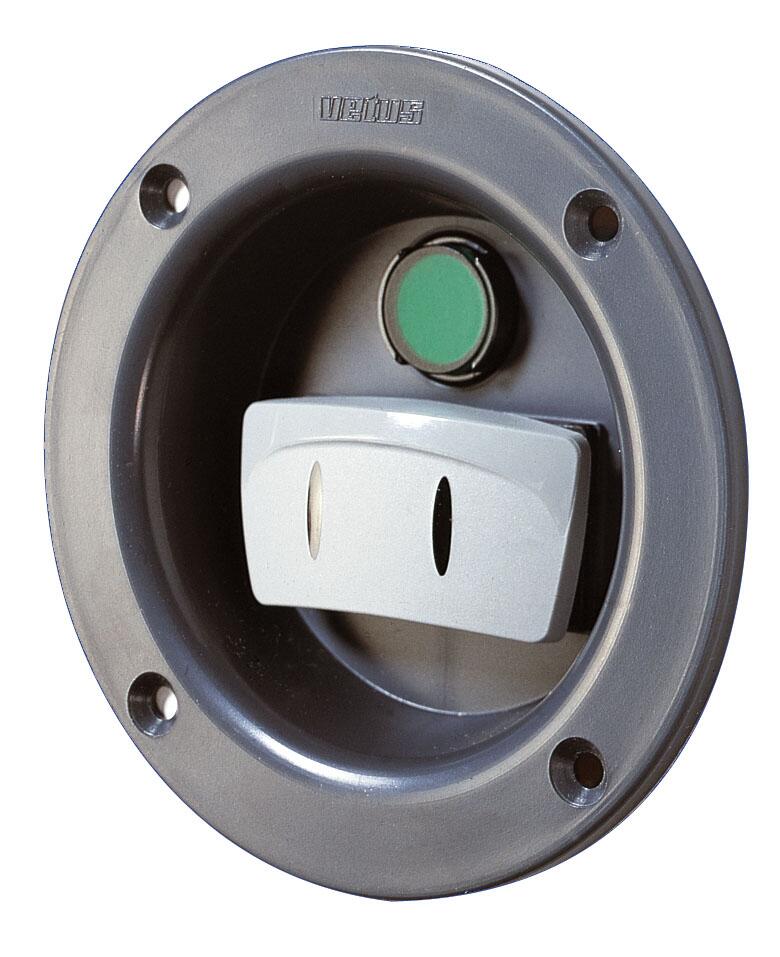 Bow thruster control panel for side mounting