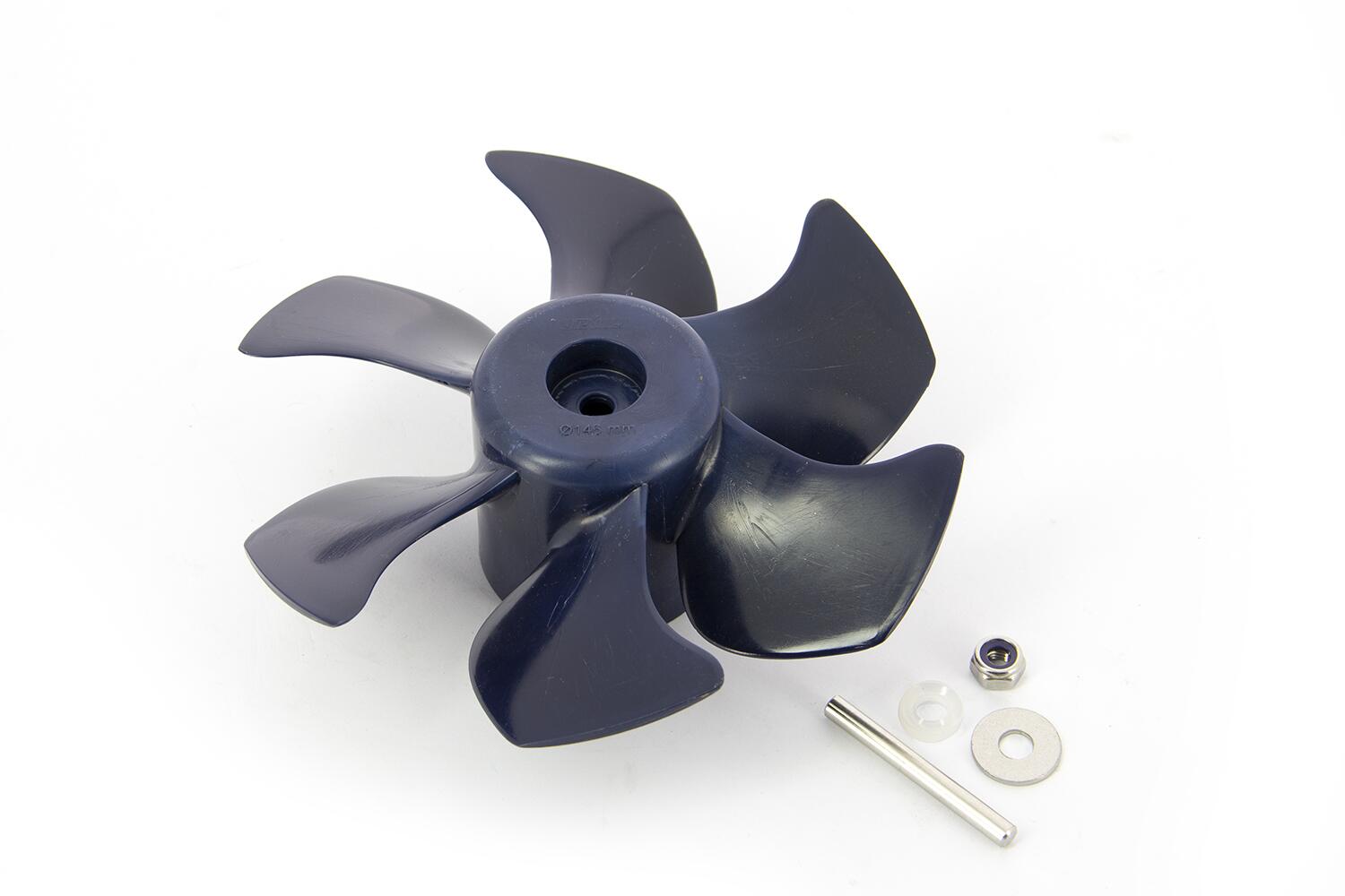 6-blade propeller, 150mm diameter., blue, for 55/57kgf BOW PRO thrusters