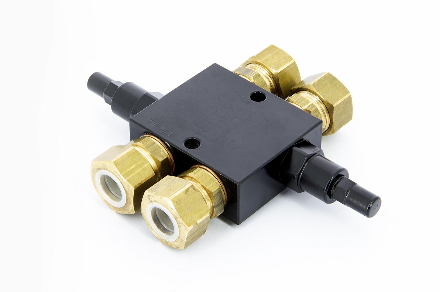 Pressure relief valve (G1/2) (incl. tube connectors Ø 18 mm.)