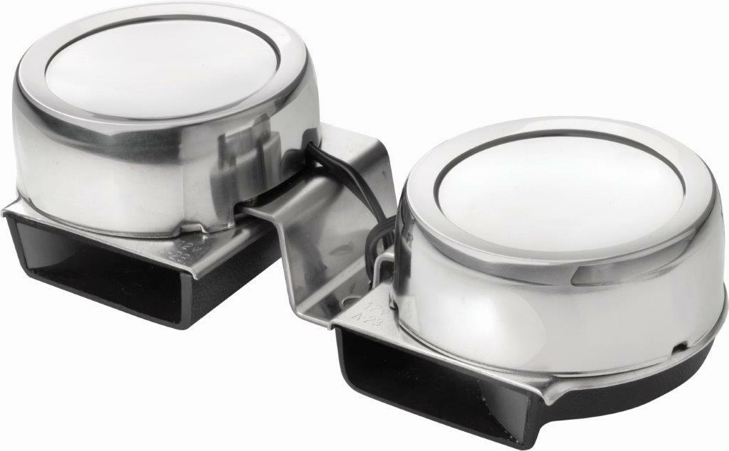 Compact shell horns