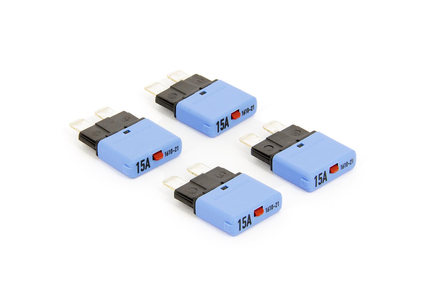 VETUS automatic fuses 15A for P8FA (set of 4 pcs.)