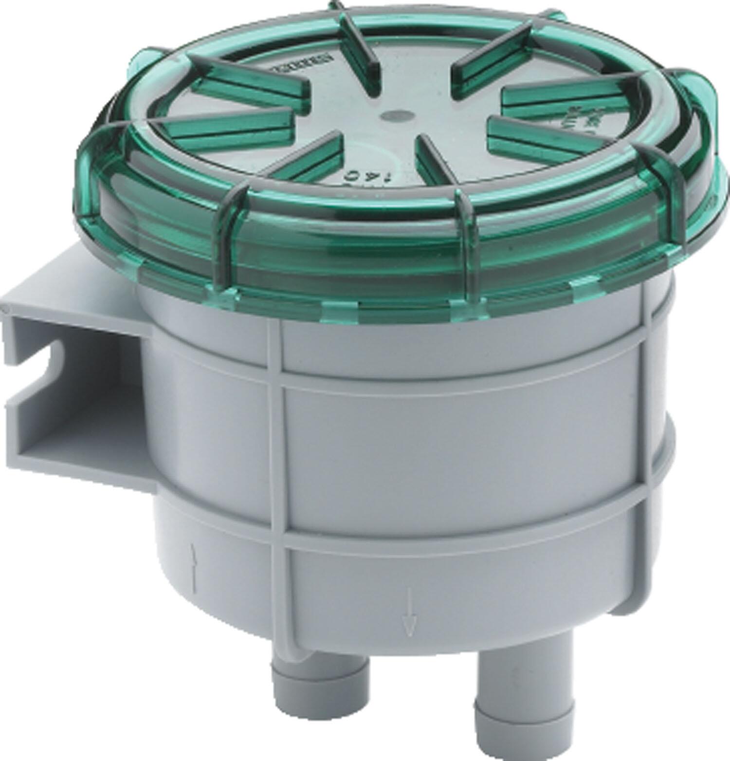 Small no-smell filter for waste tanks, for 16mm hose