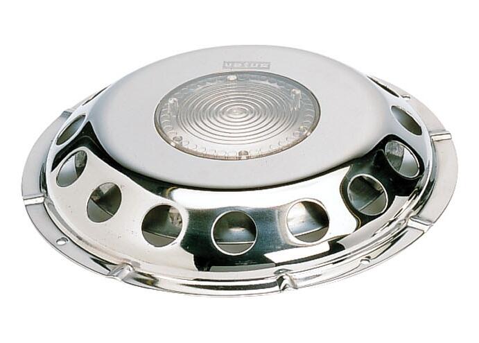 VETUS deck ventilator UFO, SS, translucent, incl. plastic grill