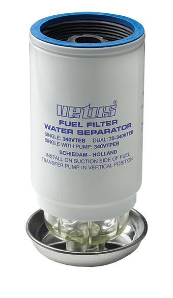 Spin-on filter, 30-micron, Max. 380l/h