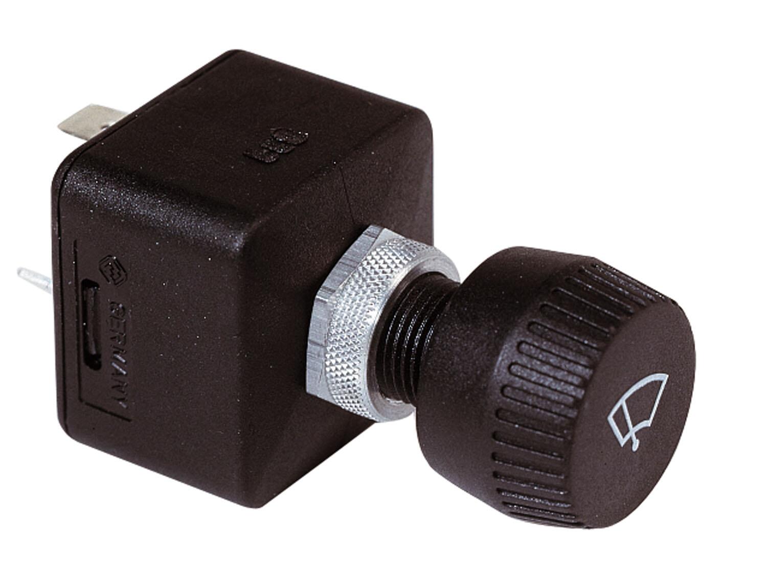 VETUS three-position rotary switch for windscreen wipers, (OFF-1-2)