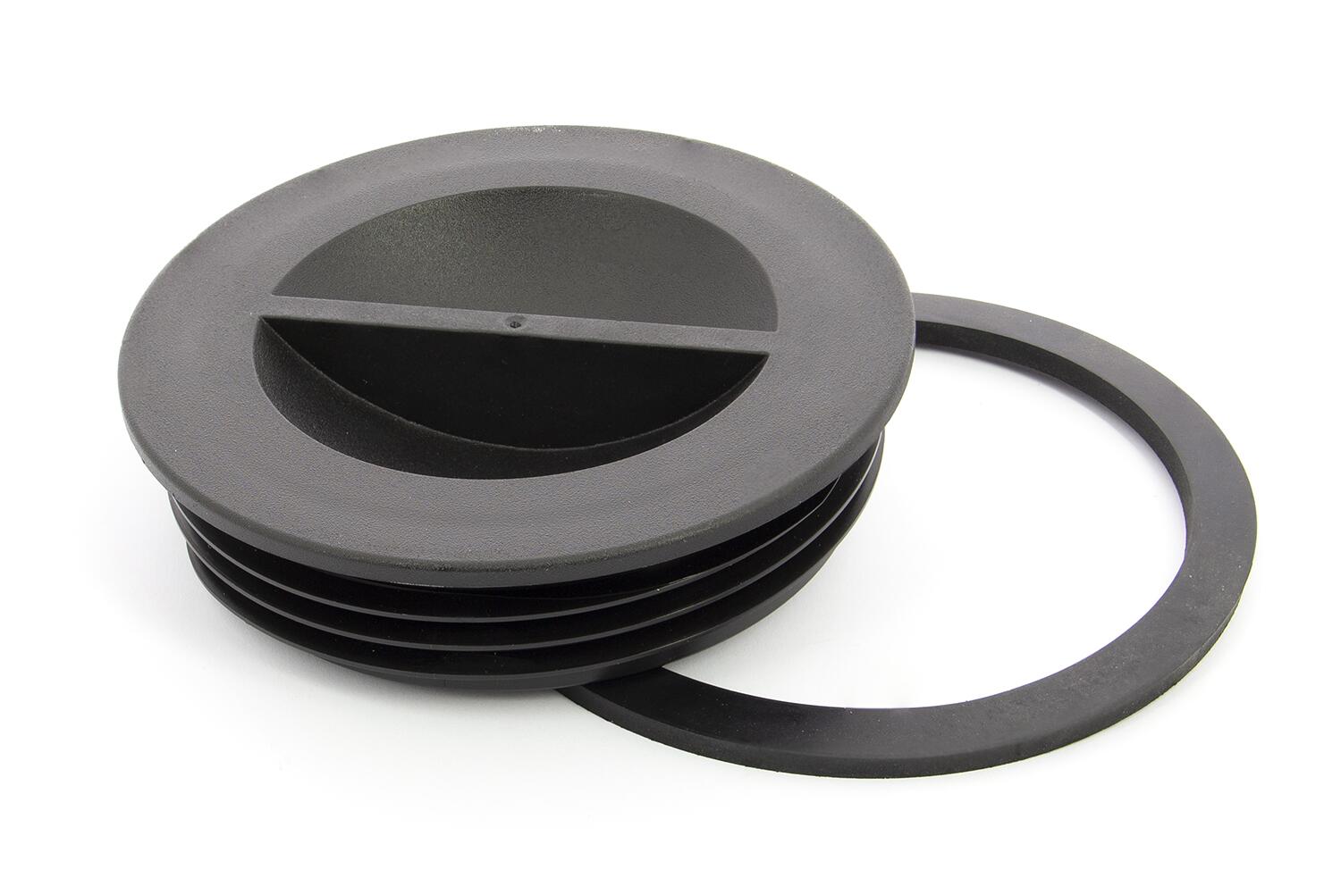Inspection cover with moulded thread + O-ring