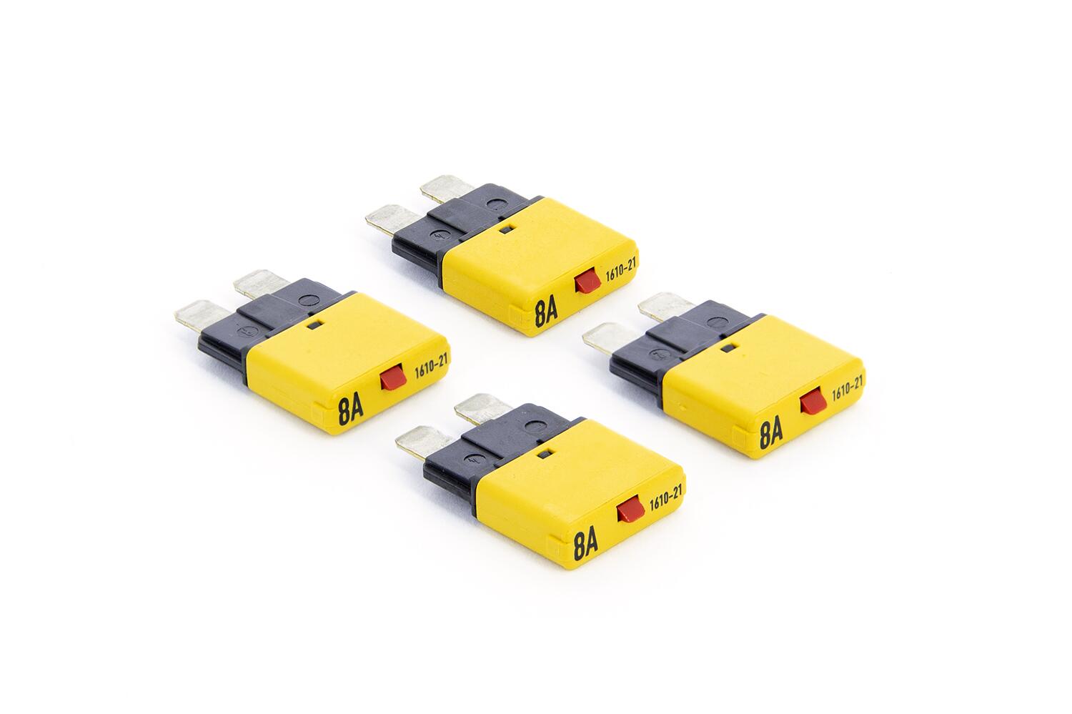VETUS automatic fuses 8A for P8FA (set of 4 pcs.)