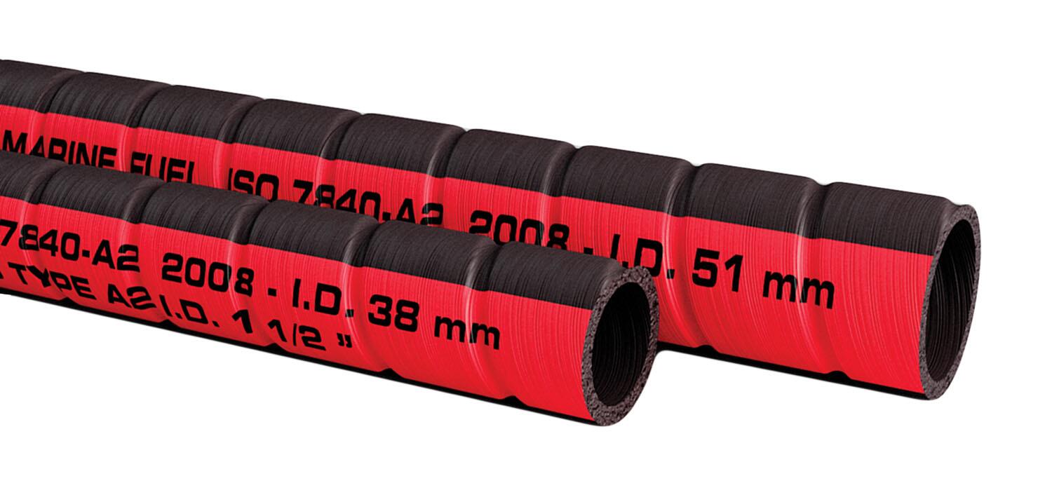 VETUS fuel filling hose, 38mm diameter inside (1½"), coil of 20 meters