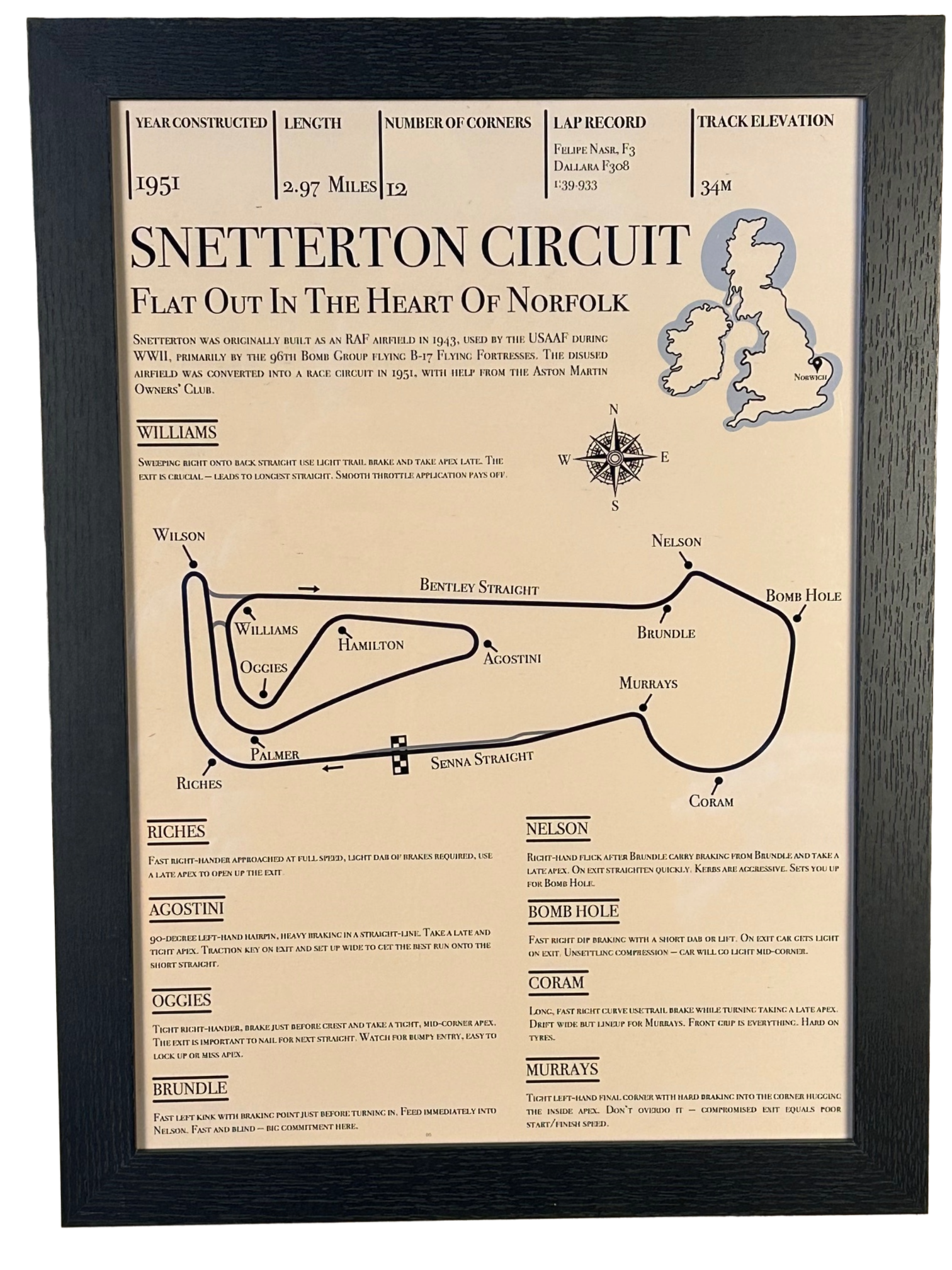 Snetteron Track Map