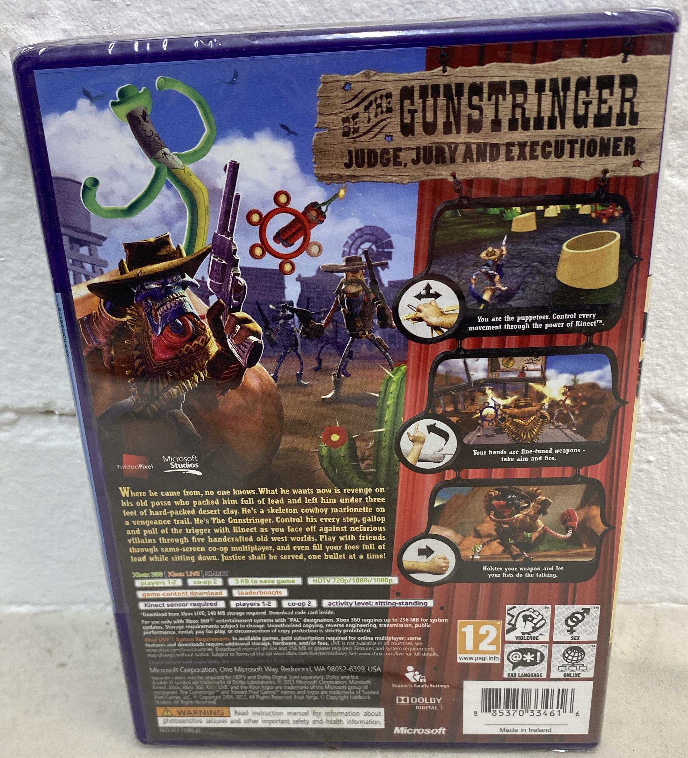 Gunstringer 360 The Gunstringer (Microsoft Xbox 360). NEW & SEALED. Kinect Required ...