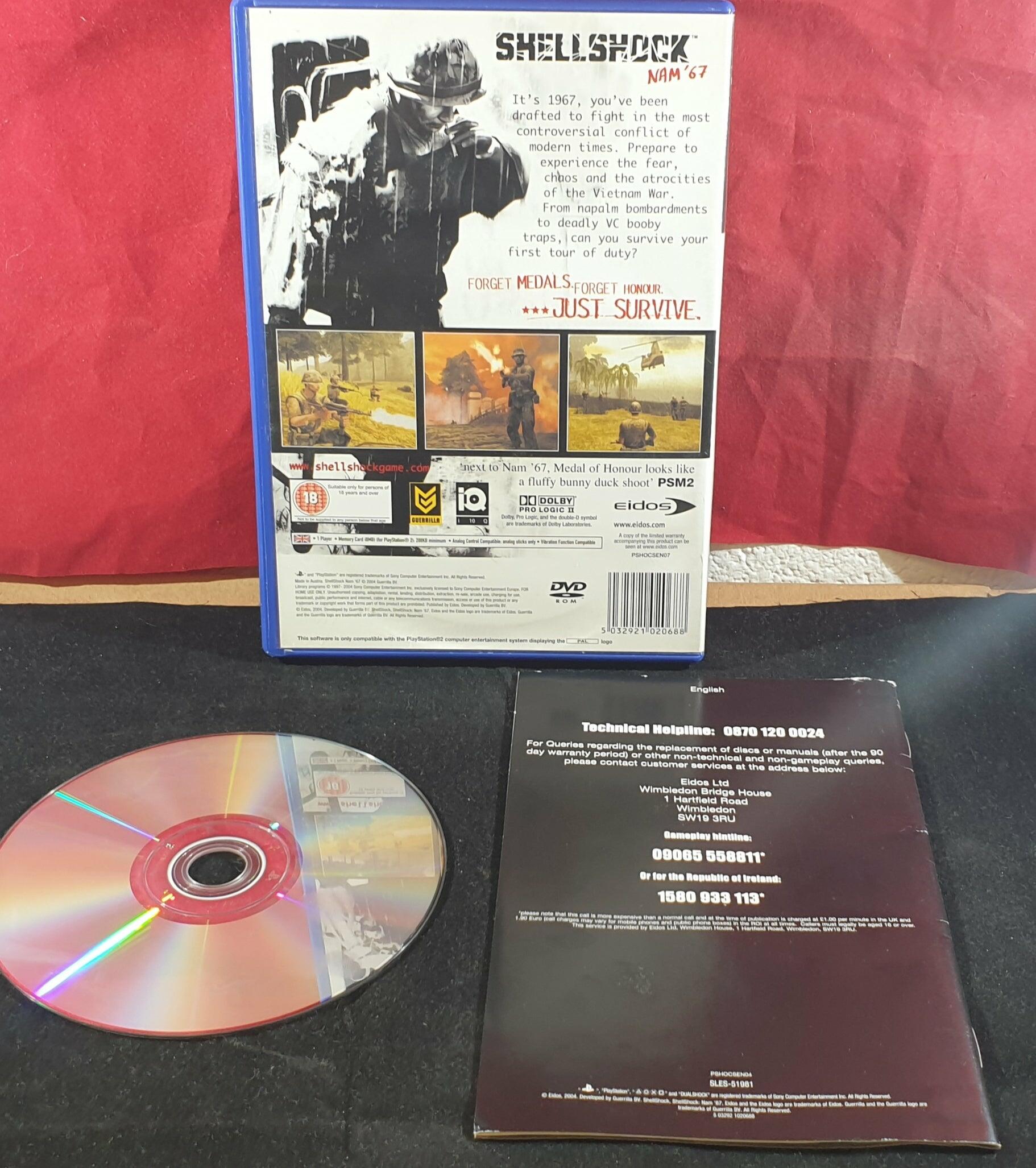 Shellshock Nam 67 Sony Playstation 2 (PS2) Game