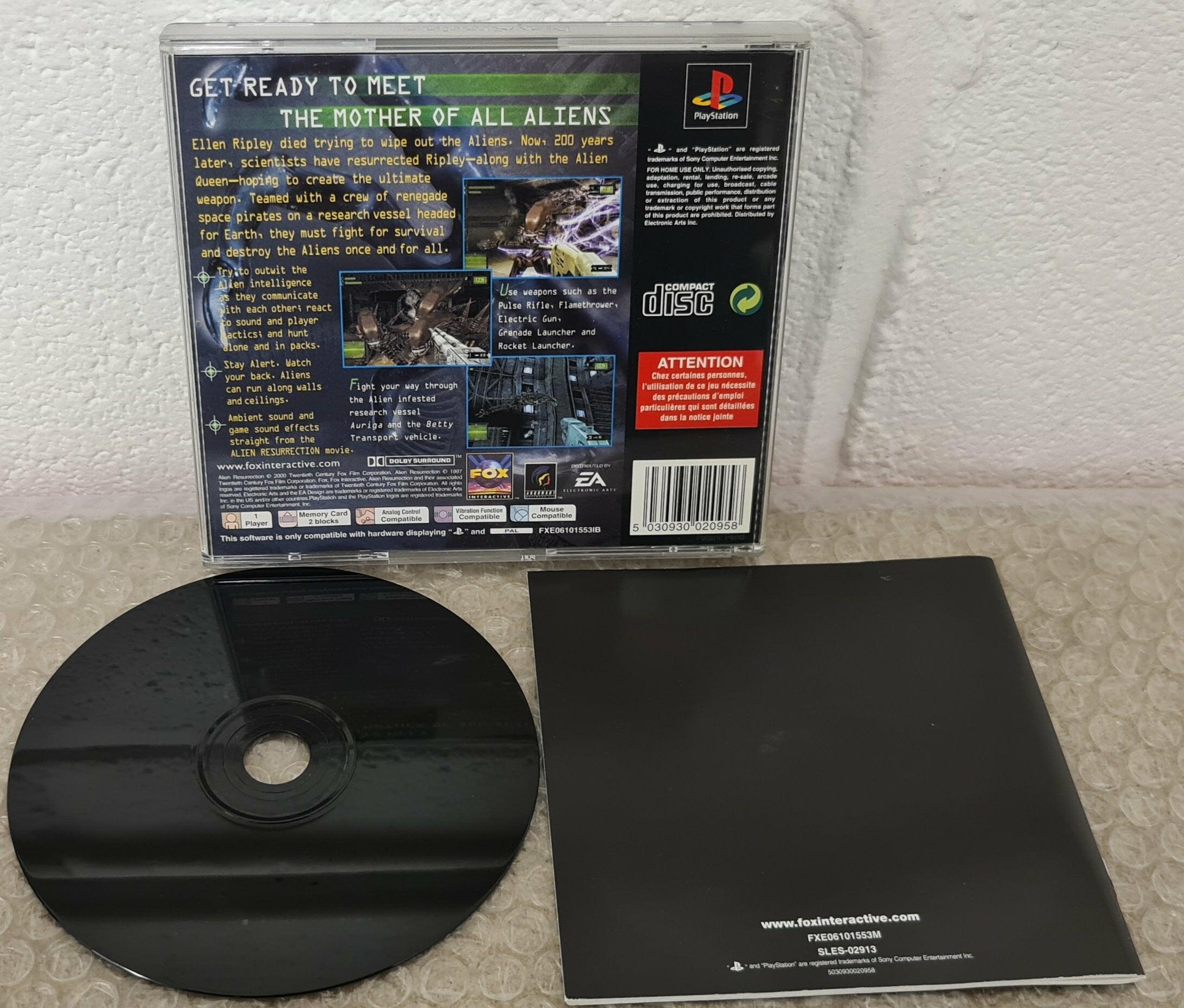 Alien Resurrection PS1 (Sony Playstation 1) Game