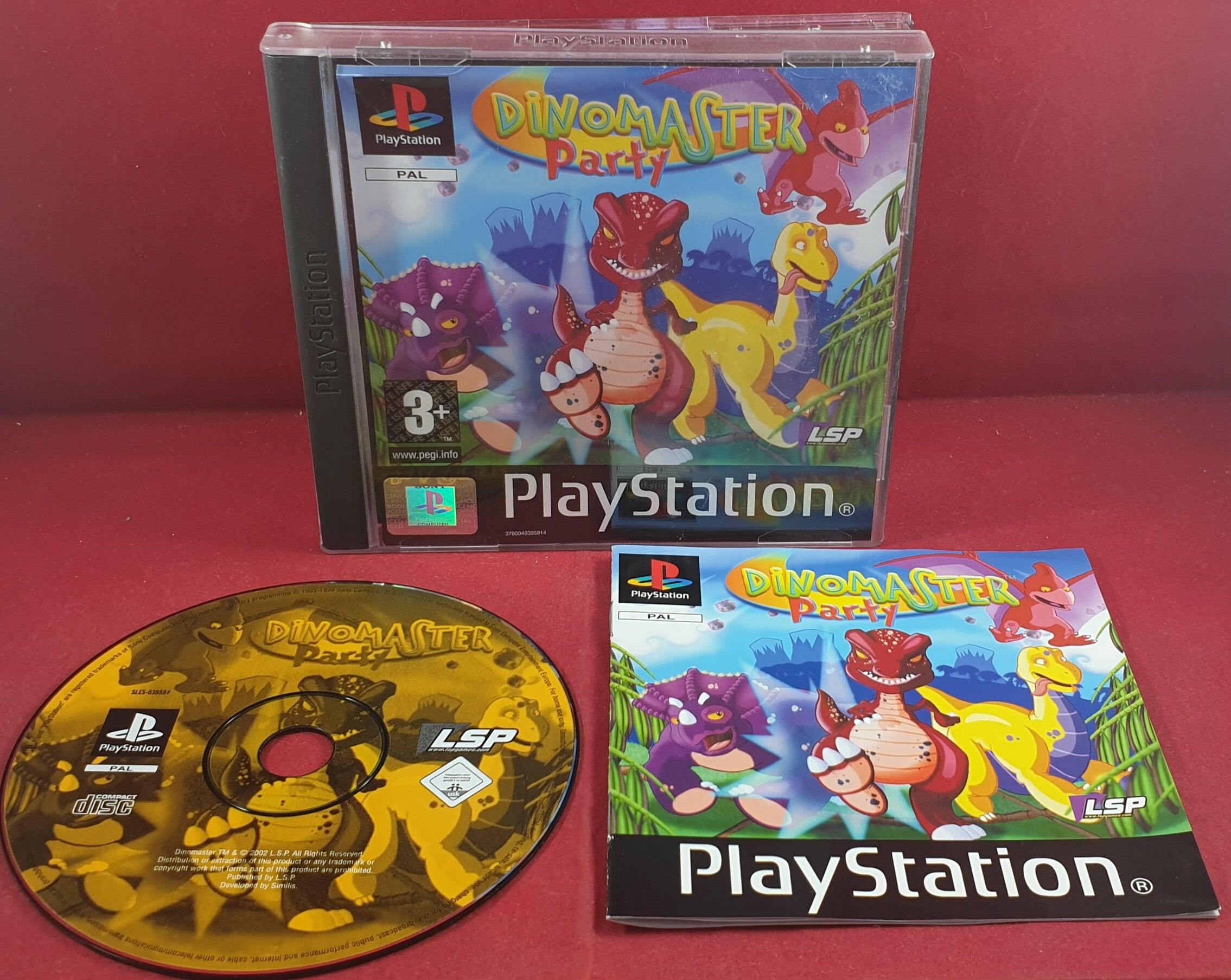Jeu Dinomaster Party Sur PS1 (PlayStation 1) - Complet En Français - Très Bon état