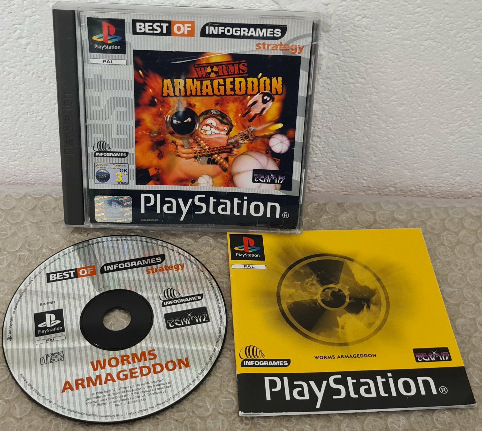 WORMS ARMAGEDDON SONY PlayStation 1 Game Complete EUR 9,28 - DE