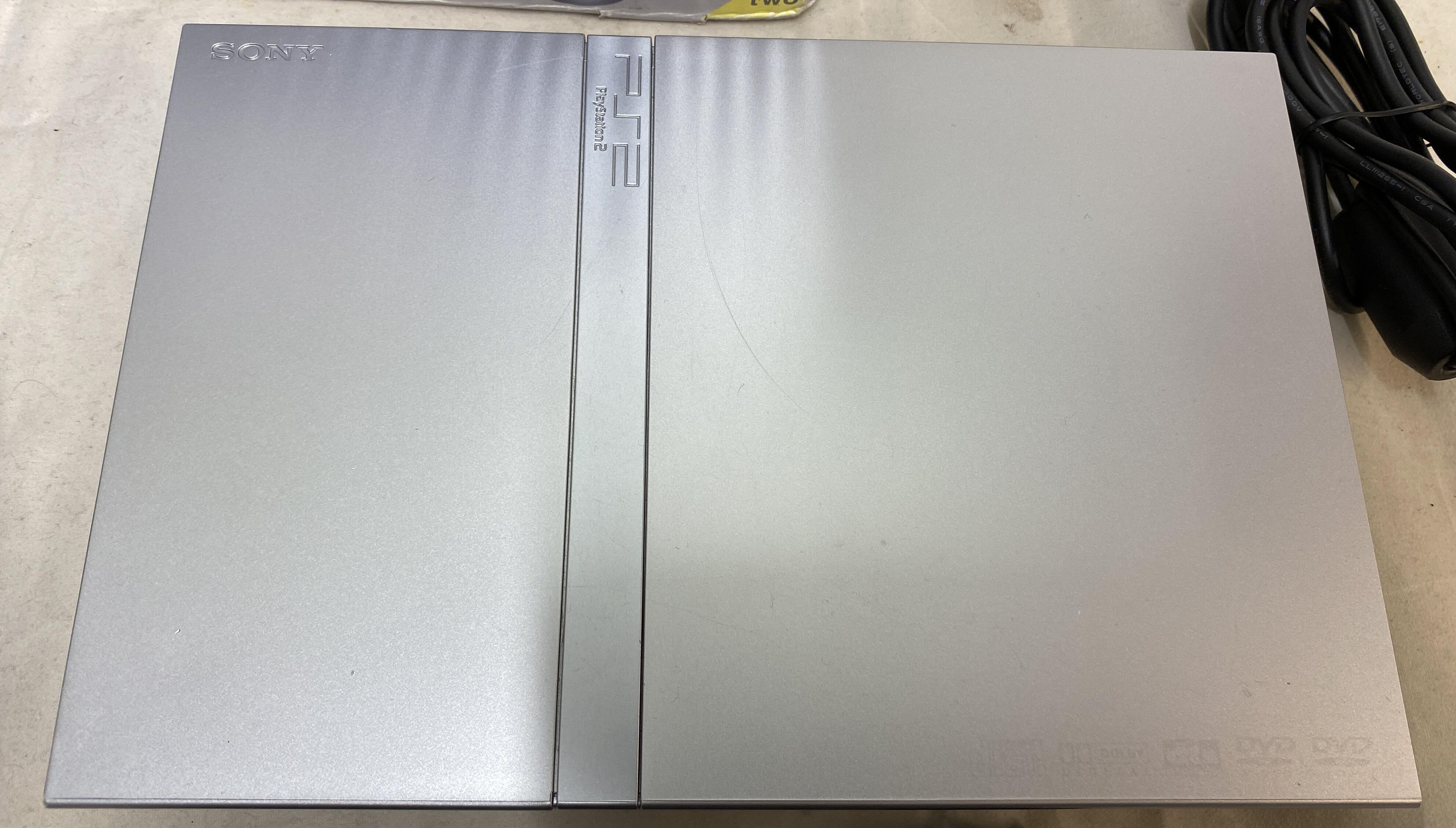 Sony PlayStation 2 PS2 Console – Satin Silver – Boxed – Complete