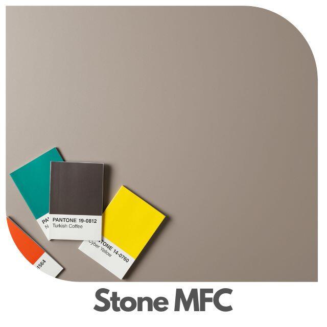 Stone MFC desk top 25mm office worktop with neutral finish