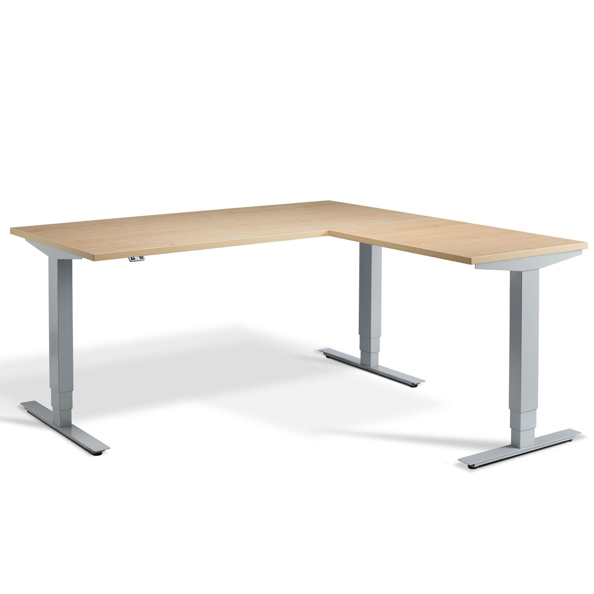 Advance Corner Standing Desk | Triple Motor Corner Sit-Stand Workstation
