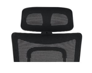 Hood i29 ergonomic office chair with wide executive headrest, cushioned design for premium neck support.