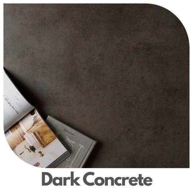 Dark concrete MFC desk top 25mm office worktop with stone effect finish