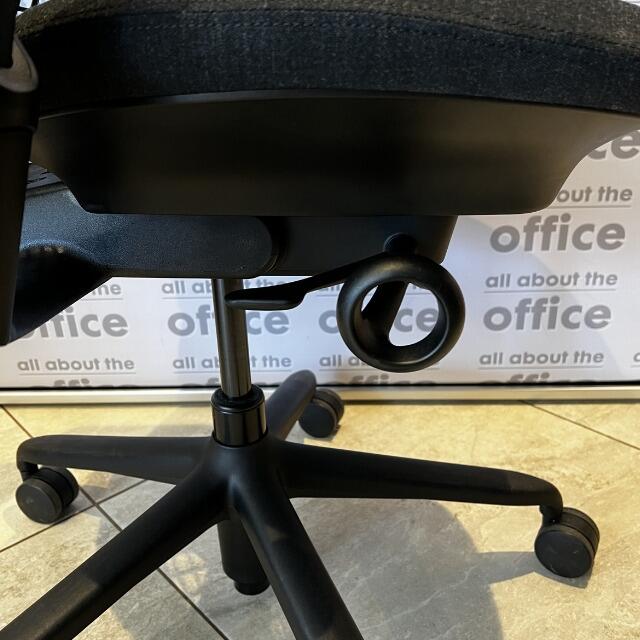 Sayl chair ergonomic adjustment controls and seat slide