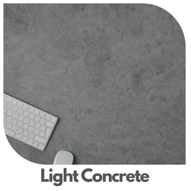 Light concrete MFC desk top 25mm office worktop with stone effect finish
