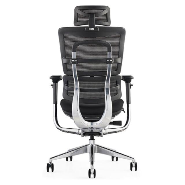 i29 ergonomic office chair fabric seat back view