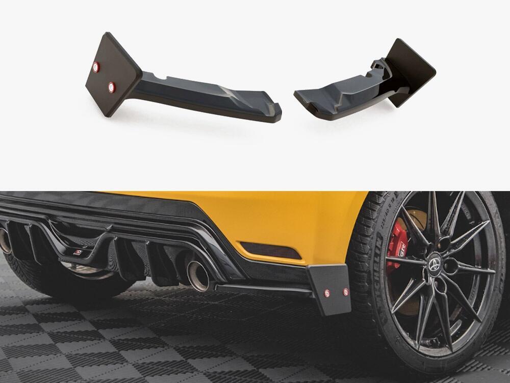 Rear Side Splitters V.4 + Flaps Toyota GR Yaris Mk4