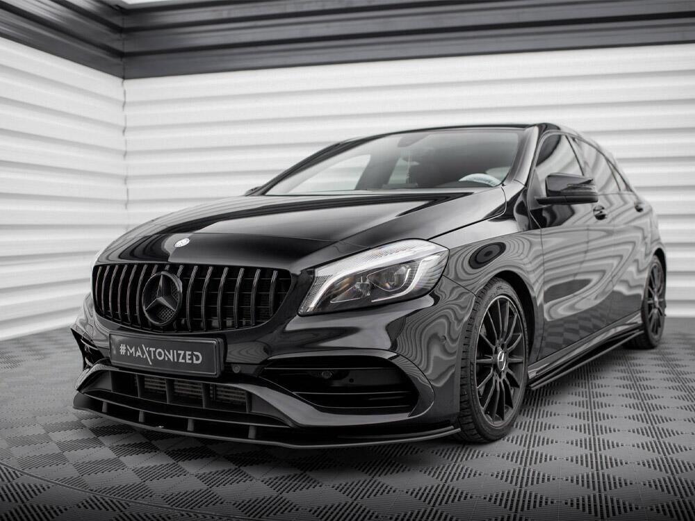 Street PRO Front Splitter Mercedes-Benz A AMG-Line W176 Facelift