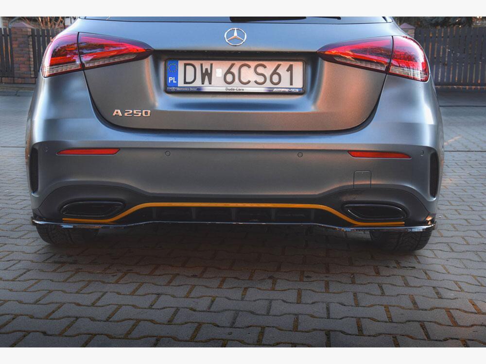 Rear Splitter (Vertical Bars) Mercedes-Benz A Hatchback AMG Line W177