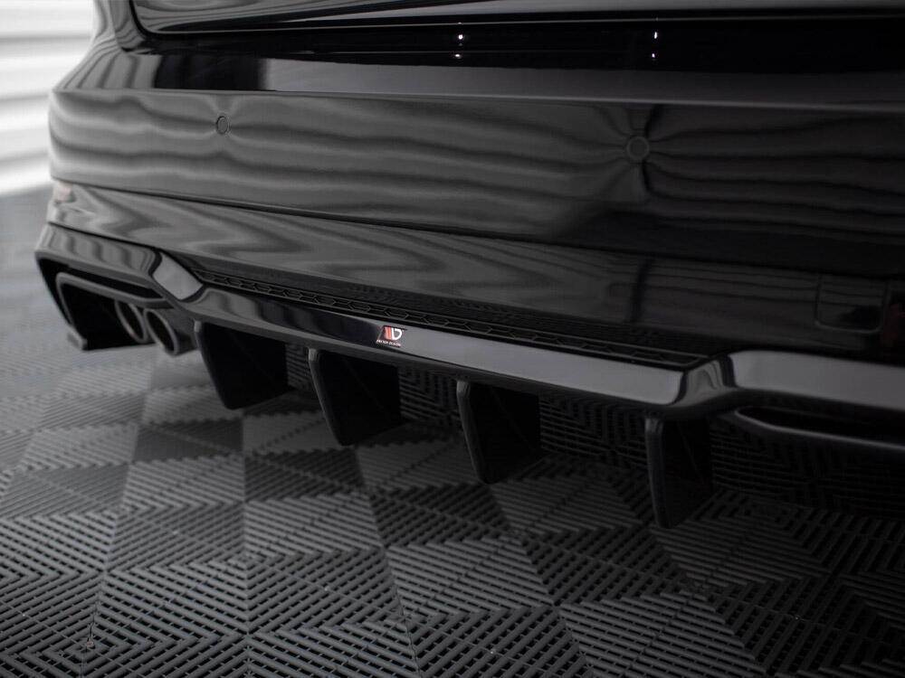 Rear Valance Audi A3 S-Line Sportback 8V Facelift (Version with dual exhausts on one side)