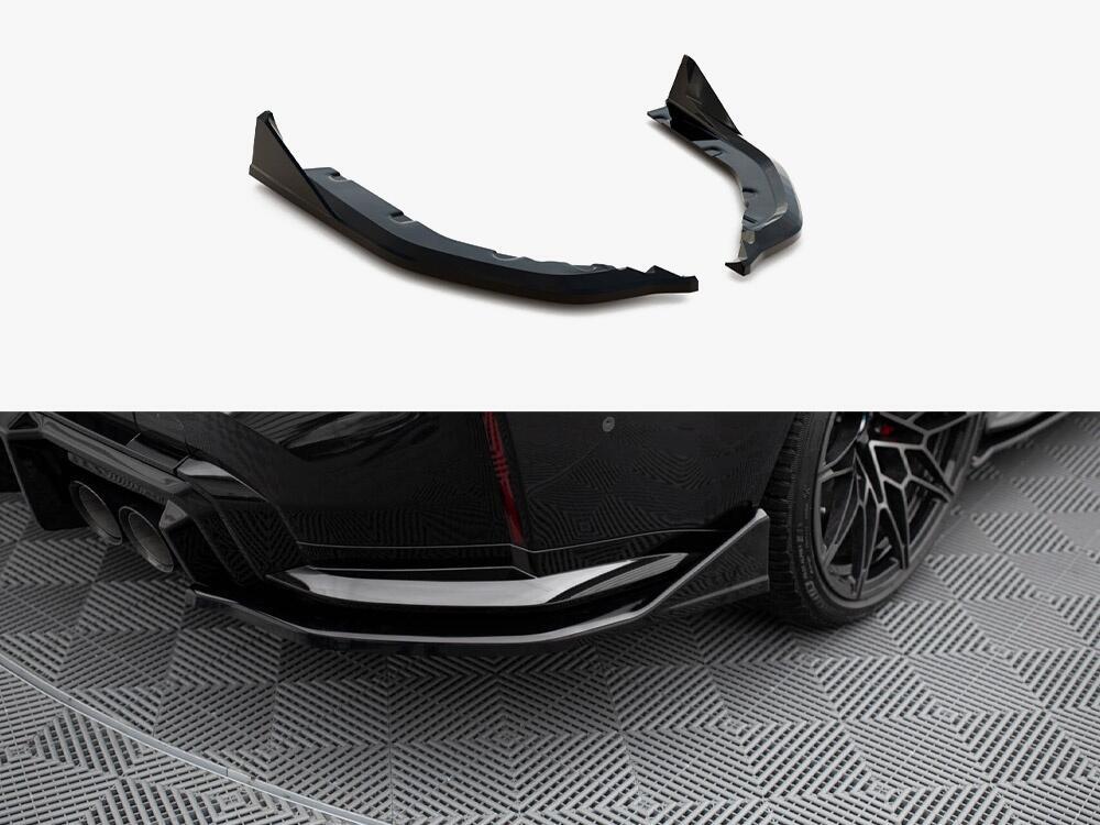 Rear Side Splitters V.6 CSL Look (For rear valance v.1) BMW M3 G80